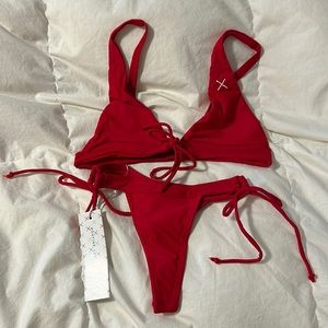 Boutine LA Red Bikini